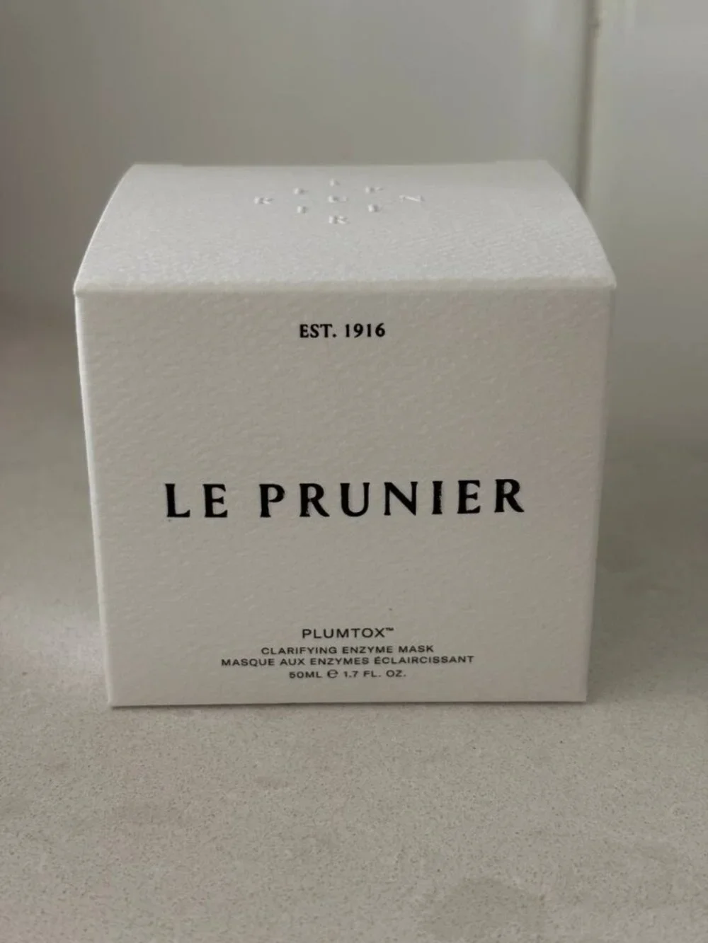 New Le Prunier Plumtox Clarifying Enzyme Mask - Full Size 1.7 Oz